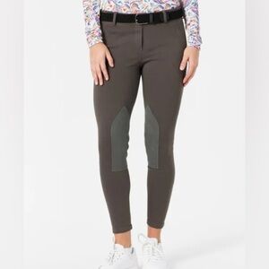 HORZE FLEECE PULL ON EQUESTRIAN LEGGINGS SIZE 26 / 4